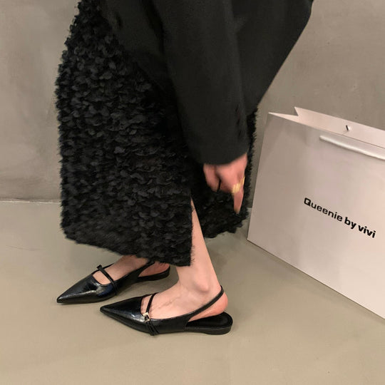 Damen Slingback Pumps mit eleganten Spitzen und zarten Riemchen R&B