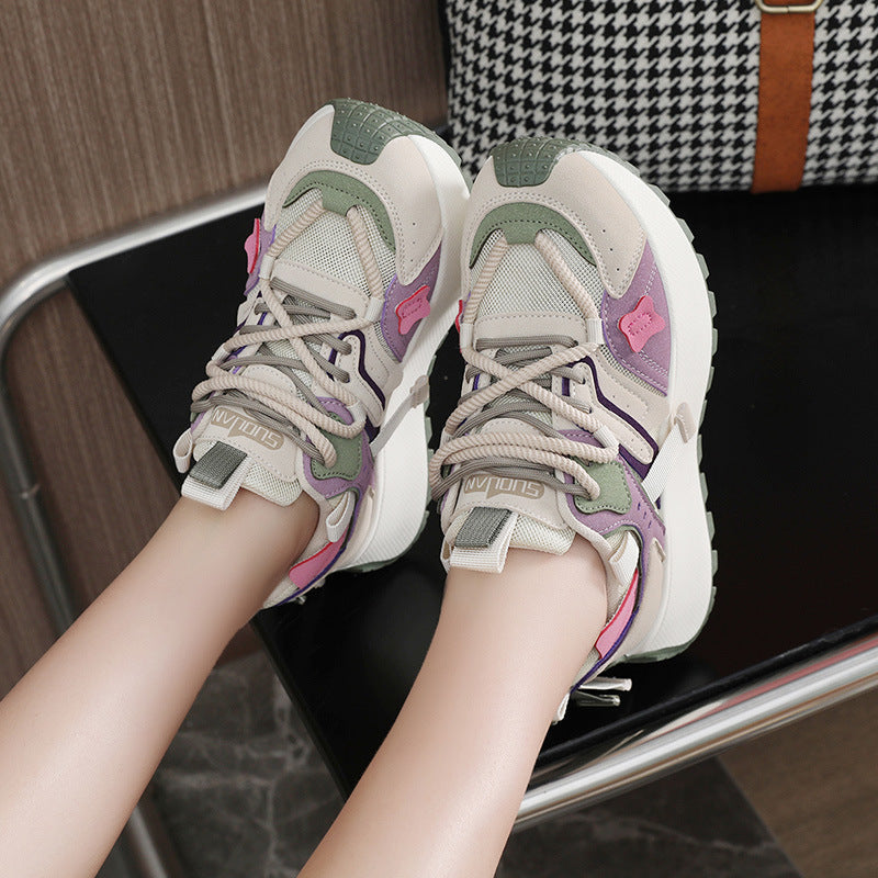 Damen modische Sneakers mit innovativem Design und atmungsaktivem Obermaterial R&B