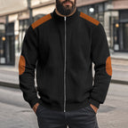 Herren Sportliche Jacke mit Reißverschluss und modischen Akzenten R&B