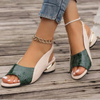 Damen Slingback-Sandaletten mit modischem Schnitt und rutschfester Sohle R&B