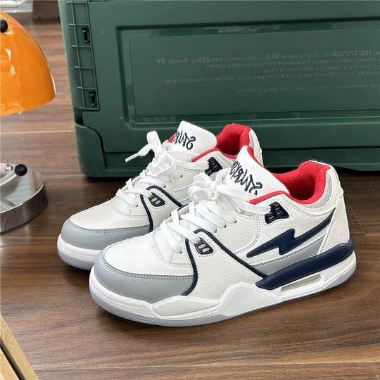 Damen Modische High-Top Sneakers mit atmungsaktiver Mesh-Oberfläche und dämpfendem Fußbett R&B
