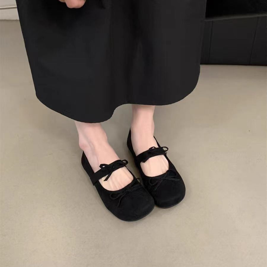 Damen Ballerina Schuhe mit eleganter Schleifenverzierung R&B