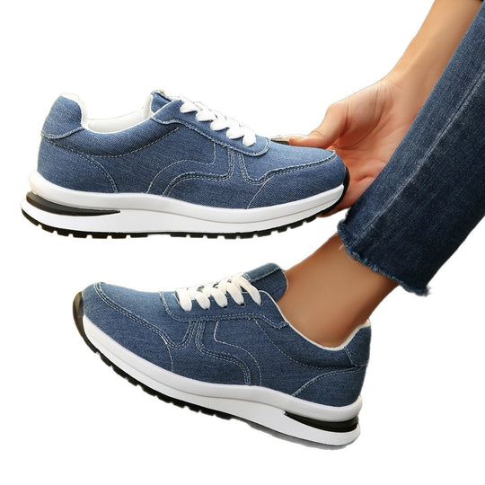 Damen Freizeit-Sneaker mit atmungsaktivem Obermaterial und dämpfender Sohle R&B