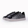 Damen Freizeit Sneakers mit glitzerndem Obermaterial und sportlicher Sohle