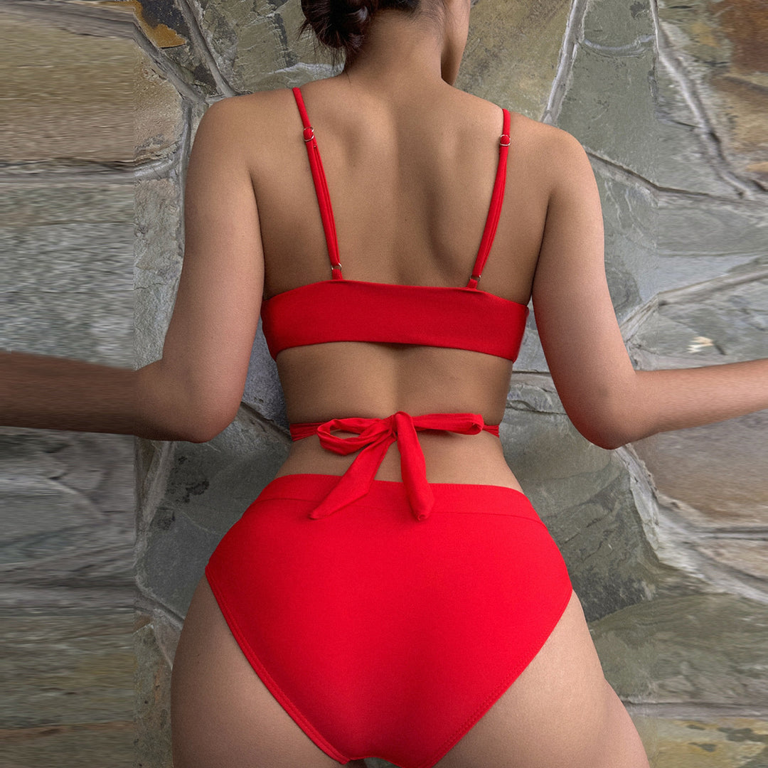 Damen Triangel-Bikini mit modischen Akzenten R&B