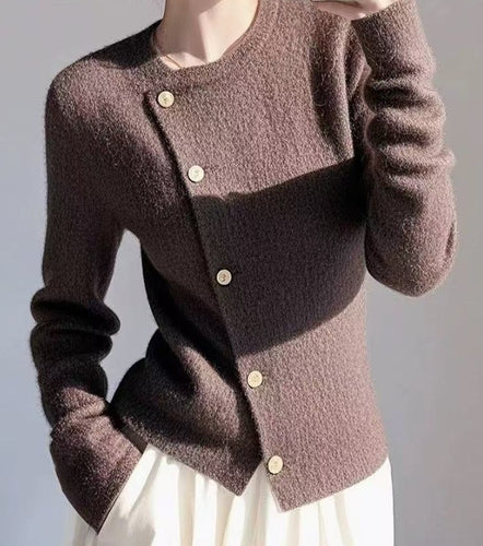 Damen Schickes Blazer-Kleid mit goldenen Knöpfen R&B