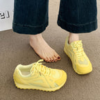 Damen Sportliche Sneakers mit atmungsaktivem Mesh und dämpfender Sohle