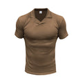 Herren Kurzarm Polo-Shirt mit modernem Stehkragen und atmungsaktivem Material R&B
