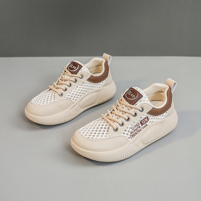 Damen Atmungsaktive Sneakers mit modischem Netzdesign und dämpfender Sohle R&B