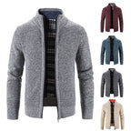 Herren Strickjacke mit innovativem wärmeisolierendem Innenfutter R&B