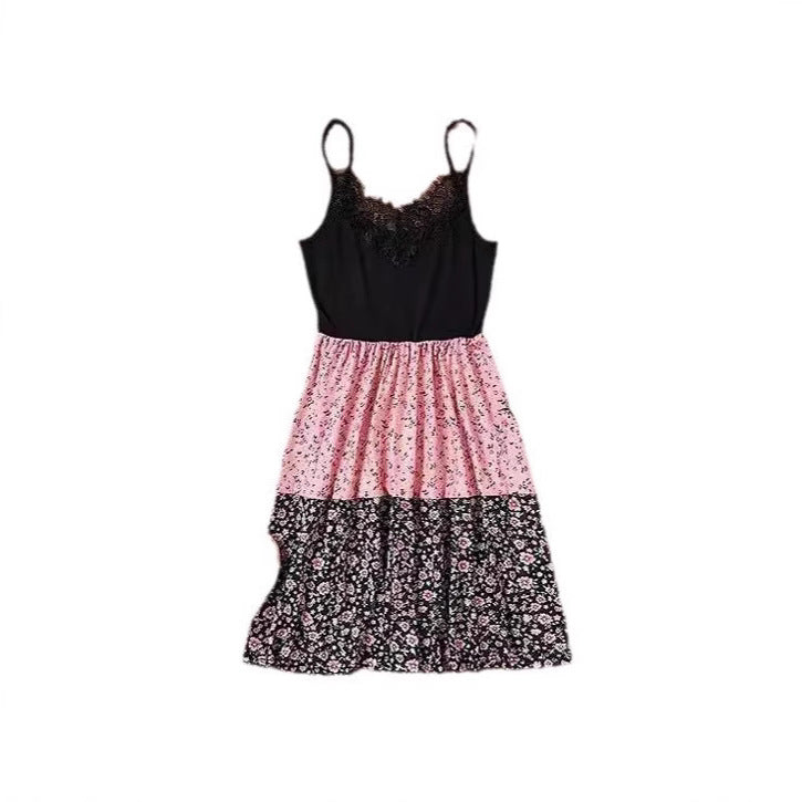 Damen Freizeitkleid im Layering-Stil R&B