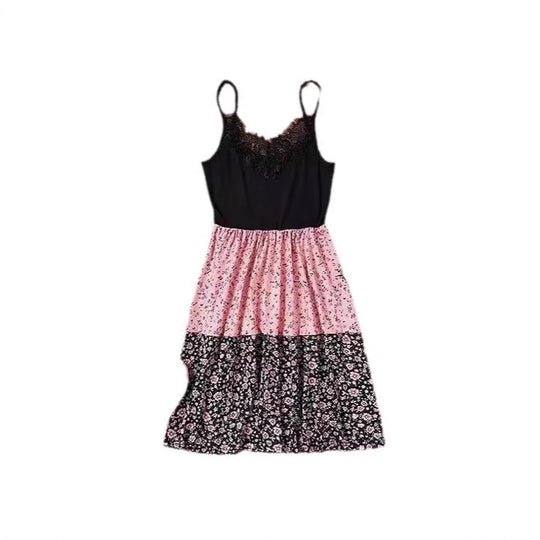 Damen Freizeitkleid im Layering-Stil R&B