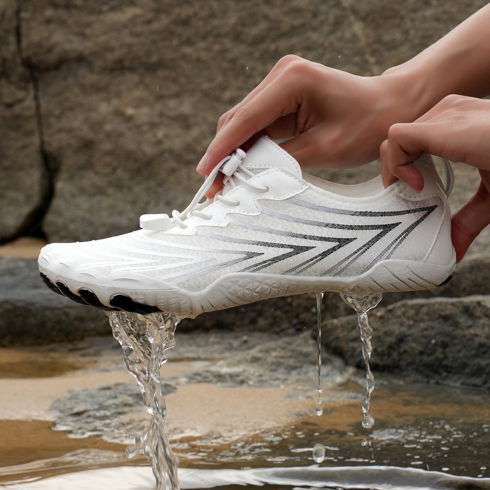 Damen Bunte Sportschuhe mit rutschfester Sohle und atmungsaktivem Obermaterial R&B