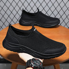 Damen Atmungsaktive Slip-On Sneakers mit elastischem Design R&B