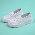 Damen Slip-On Sneakers mit atmungsaktivem Obermaterial und komfortablem Fußbett R&B