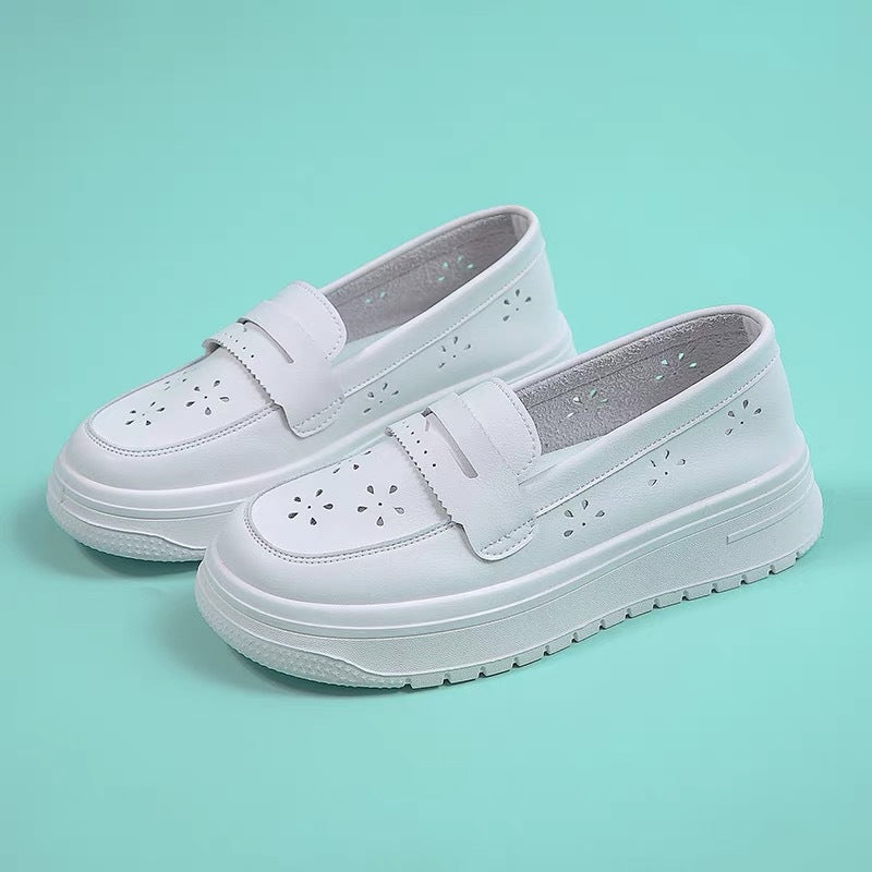 Damen Slip-On Sneakers mit atmungsaktivem Obermaterial und komfortablem Fußbett R&B