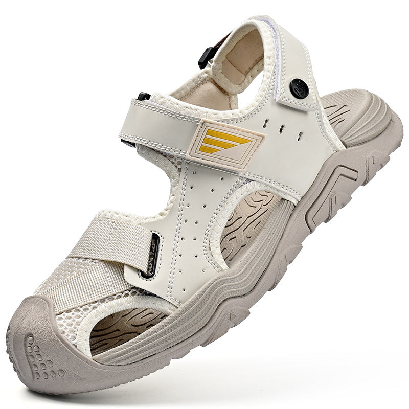 Herren leichte und atmungsaktive Outdoor-Sandalen mit verstellbaren Riemen R&B