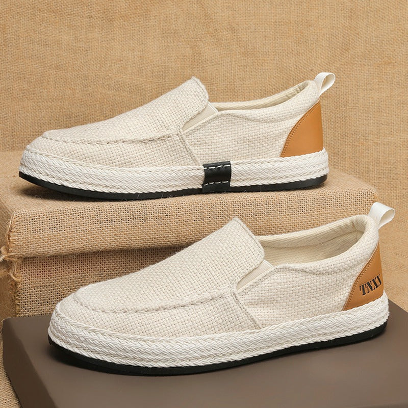 Damen Lässige Slip-On Sneakers mit strapazierfähigem Obermaterial und rutschfester Sohle R&B