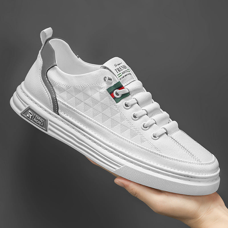 Damen modische Sneakers mit hochwertigem Obermaterial und strukturiertem Design R&B