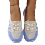 Damen Sportliche Sneaker mit atmungsaktivem Mesh-Obermaterial und flexiblem Sohlen-Design R&B
