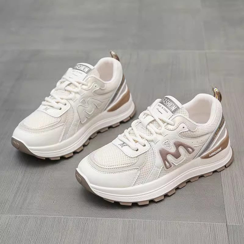 Damen Sneakers mit atmungsaktivem Mesh-Obermaterial und dämpfender Laufsohle R&B