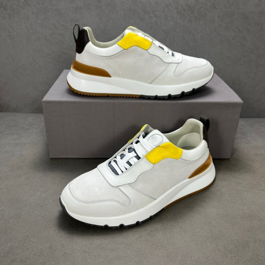 Damen Sportliche Sneakers mit atmungsaktiver Netzstruktur und dämpfender Laufsohle R&B