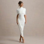 Damen Drapiertes Abendkleid R&B