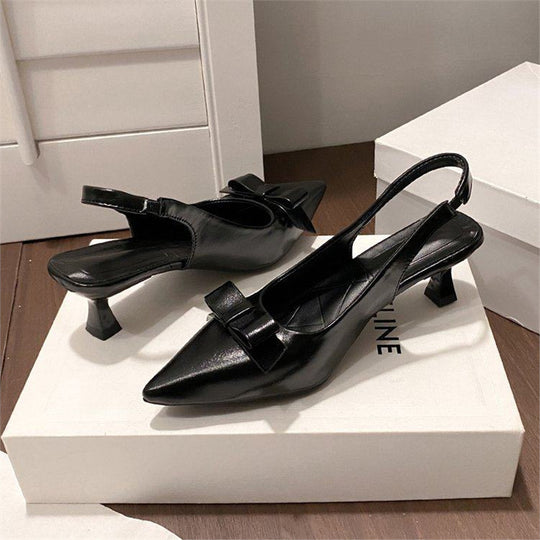 Damen Slingback Pumps mit eleganter Schleifenverzierung R&B
