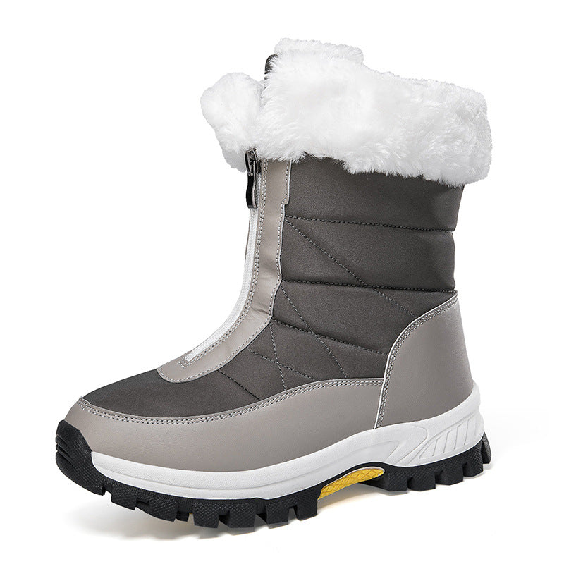 Damen thermoisolierte Winterstiefel mit Außensohle und bequemem Futter R&B