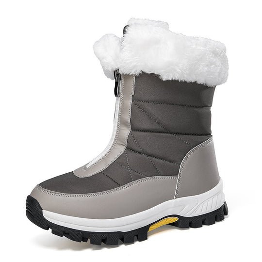Damen thermoisolierte Winterstiefel mit Außensohle und bequemem Futter R&B
