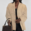 Damen Elegante und gemütliche Blazerjacke R&B