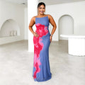 Damen Maxikleid mit schickem floralem Muster und elegantem Schnitt R&B