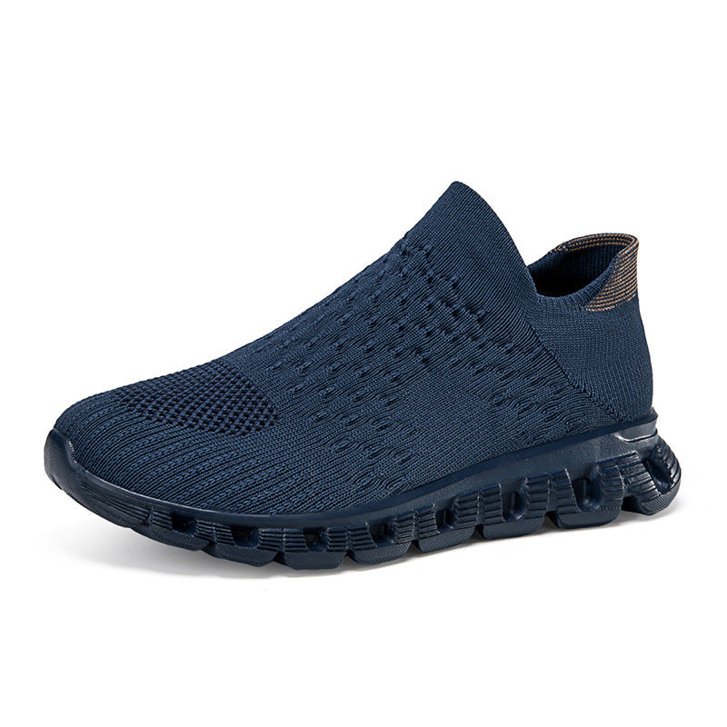 Damen Bequeme Slip-On Sneakers mit atmungsaktivem Obermaterial und dämpfender Sohle R&B