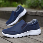 Damen Komfortable Slip-On Sneaker mit atmungsaktiver Mesh-Oberfläche