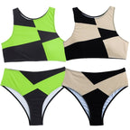 Damen High-Waist Bikini-Set R&B