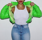 Damen modische, Daunenjacke R&B