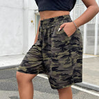 Damen Freizeithosen im modernen Camouflage-Design R&B