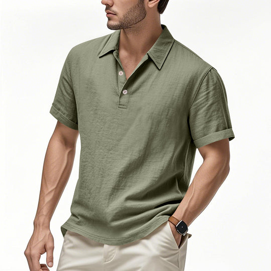 Herren Poloshirt aus atmungsaktiver Baumwolle R&B