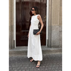 Damen Elegantes Maxikleid mit lässiger Passform und raffinierten Drapierungen R&B
