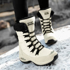 Damen winterliche Schneestiefel mit isolierendem Futter und rutschfester Sohle R&B