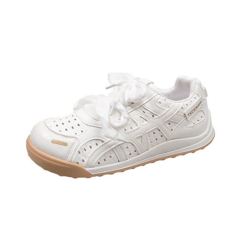 Damen Bequeme Freizeitsneaker mit atmungsaktiver Oberflächenstruktur und flexibler Sohle