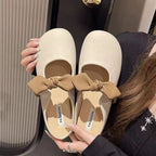 Damen Ballerinas mit romantischem Schleifen-Detail und weichem Leder R&B