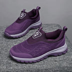Damen Leichte und flexible Sport-Sneaker mit elastischem Einstieg R&B