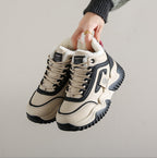 Damen Warmgefütterte Sneaker mit rutschfester Sohle R&B