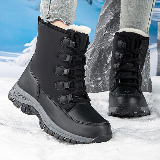 Damen Winterboots mit rutschfester Sohle und isolierendem Futter R&B