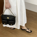 Damen elegante Sling-Sandalen mit modischem Riemendesign und komfortablem Absatz R&B