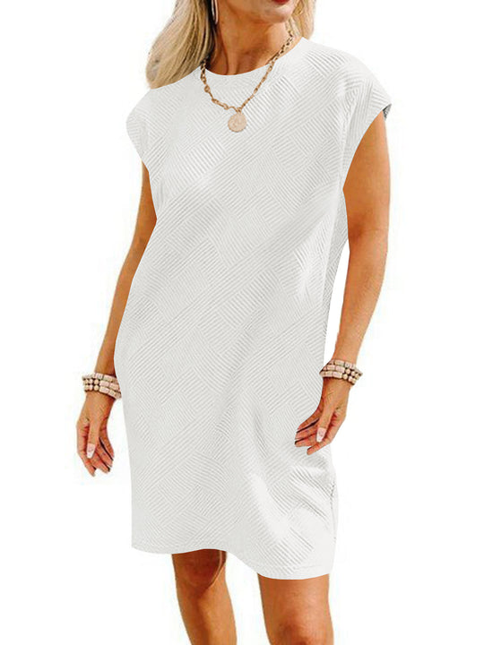 Damen Lockeres Sommerkleid mit strukturiertem Design und schickem Schnitt R&B