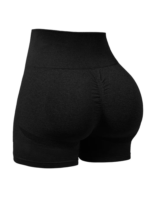 Damen Hochbundige Fitness Shorts mit innovativer Formgebung R&B