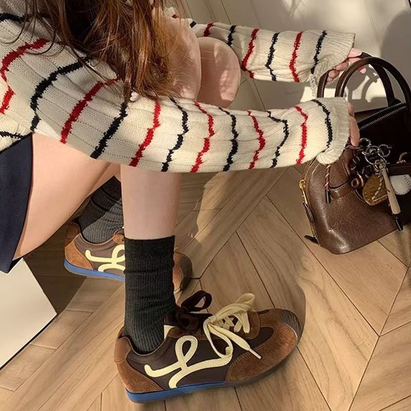 Damen Sneakers mit luxuriösem Wildleder und atmungsaktivem Mesh von R&B