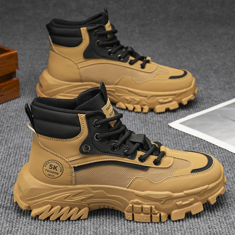 Damen robuste Outdoor-Boots mit rutschfester Profilsohle und atmungsaktiver Konstruktion